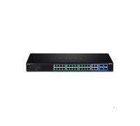 Conmutador Ethernet - TRENDNET - TPE-5028WS - 28 Puertos - PoE+ - Modular - 1U