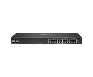 Conmutador gestionado HPE Aruba Networking CX6000 (R8N88B) 24 puertos Ethernet de 1 G, 4 puertos SFP de 1 G, sin PoE