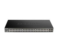 Conmutador gestionado inteligente D-Link DGS-1250-52X [48 Gigabit Ethernet, 4 SFP+ de 10 Gbit/s]