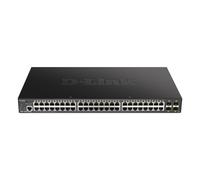 D-Link DGS-1250-52XMP switch Gestionado L3 Energía sobre Ethernet (PoE) Negro