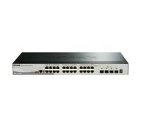 Conmutador gestionado inteligente D-Link DGS-1510-28X [24 puertos Gigabit Ethernet, 4 puertos SFP+ de 10 Gbit/s]
