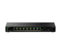 Conmutador gestionado inteligente NETGEAR GS310TPv2 8x Gigabit Ethernet (PoE+, máx. 55 W), 2x 1 Gbit/s SFP