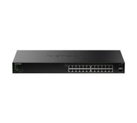 Conmutador gestionado inteligente NETGEAR GS324TPv2 24 puertos Gigabit Ethernet (PoE+, máx. 190 W), 2 puertos SFP de 1 Gbit/s