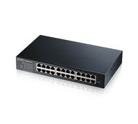 Conmutador gestionado inteligente Zyxel GS1900-24E V3 24 puertos Gigabit Ethernet, capa 2, de sobremesa, sin ventilador