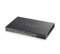 Conmutador gestionado inteligente Zyxel GS1920-24HP V2 24 Gigabit Ethernet (24 PoE+, máx. 375 vatios), 4 GbE/SFP combinados