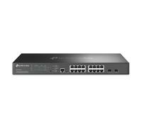 Conmutador gestionado TP-Link SG3218XP-M2 Omada 18 puertos, gestionados, 16 RJ45 de 2,5 Gigabits, 2 SFP+ de 10 Gigabits, 8 PoE+, 240 W