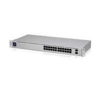 Conmutador gestionado Ubiquiti Standard de 24 puertos 24 Gigabit Ethernet, 2x SFP
