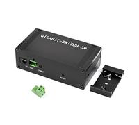 Conmutador Gigabit Ethernet 5P de grado industrial, 5 puertos Ethernet 10/100/1000M, compatible con montaje en rail DIN, compatible con IEEE 802.3X.