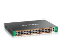 Conmutador Gigabit PoE no administrado de 48 puertos con 2 enlaces ascendentes SFP de 1000 Mbps, interruptores de red PoE+ de alta potencia total de 900 W, 802.3af/at, interruptor Ethernet AI Watchdog