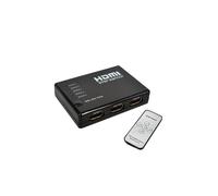 Conmutador HDMI (5 entradas, 1 salida, con control remoto compatible): compatible con HDTV. Regalo sorpresa.