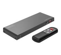 Conmutador HDMI 8K, 4x1 negro