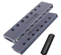 Conmutador HDMI: 8K a 60Hz HDMI 2.1, salida 7 en 1, 48 Gbps con control remoto, compatible con HDR10+ Dolby Vision, CEC, | Compatible con PS5, Xbox Series X, Apple TV, reproductor de Blu-Ray, HDTV