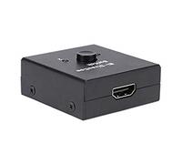 Conmutador HDMI bidireccional con integración de micrófono inalámbrico, soporte para micrófono profesional y construcción de revestimiento