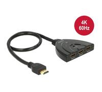 Conmutador HDMI Delock 18600 3 entradas 1 salida 4K