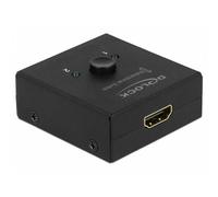 Conmutador HDMI Delock 64072 Bidireccional 4K 60 Hz Negro