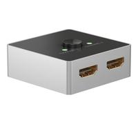 Conmutador HDMI Goobay 58486 manual 2x1 4K UHD 60Hz soporte HDCP2.2