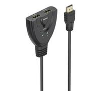 Conmutador HDMI Hama 00205323 2x1 Ultra HD 4K 60Hz Plug and Play