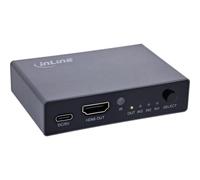 Conmutador HDMI InLine 65020 4 entradas 1 salida 144 Hz 8K