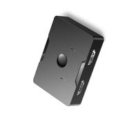 Conmutador HDTV 4K 60Hz Bidireccional HDTV Switcher 1x2/2x1 Adaptador Aluminio 2 en 1 Salida 1 en 2 Salida Divisor para Consolas Bidireccionales