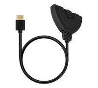 Conmutador HDTV 4K 60HZ HDTV divisor 3 en 1 salida 3 puertos Switcher Selector Cable soporta 4K para monitores