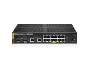 Conmutador HPE Aruba Networking 6100 12G Class4 PoE 2G/2SFP+ 139W 14x 1Gb 2x SFP+ manejable | JL679A