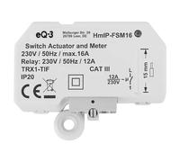 Conmutador inalámbrico HmIP-FSM16 (230 V, 16 A, 41 x 54 x 33 mm)