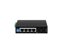 Conmutador Industrial Gigabit PoE 5/6 Puertos 100/1000 Base-T DIN IP30 conmutador de Red Ethernet protección contra Rayos MAX BT90W (Size : ZX500-SWG1042S)
