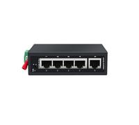 Conmutador Industrial Gigabit PoE 5/6 Puertos 100/1000 Base-T DIN IP30 conmutador de Red Ethernet protección contra Rayos MAX BT90W (Size : ZX500-SW1050)
