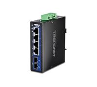 Conmutador industrial Gigabit - TRENDNET - TI-G51SC - 5 puertos - IP30 - Alimentación redundante
