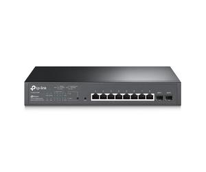 Conmutador inteligente JetStream SG2210MP de TP-Link 8x Gigabit Ethernet PoE+, 116W, 2x SFP