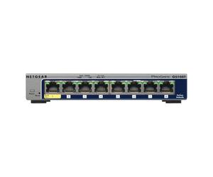 Conmutador inteligente NETGEAR GS108Tv3 [8x Gigabit Ethernet]