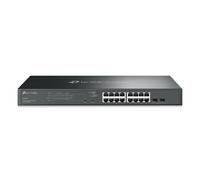 Conmutador inteligente TP-Link Omada SG2218P 18 puertos, Smart Managed, 16 Gigabit RJ45, 2x Gigabit SFP, 16x PoE+, 150W