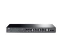 Conmutador inteligente TP-Link TL-SG1428PE JetStream [24x PoE+, 2x SFP, montaje en bastidor]
