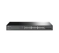 Conmutador inteligente TP-Link TL-SG2428P JetStream 28 puertos, Smart Managed, 24 Gigabit RJ45, 4 Gigabit SFP, 24 PoE+, 250 W