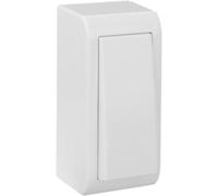 Conmutador interruptor estrecho 10AX 250V de superficie serie MuralSOLERA MUR02/2UBlanco