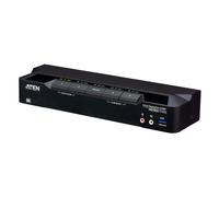 Conmutador KVM Aten CS1924A 4 ordenadores DisplayPort 8K Ultra HD