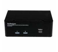 StarTech.com Conmutador Switch KVM - 2 puertos USB 2.0 - Audio Vídeo DisplayPort 2 Monitores ( SV231DPDDUA )