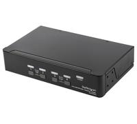 Conmutador KVM De 4 Puertos 4K DisplayPort Con Audio Y Hub USB - SV431DPUA2