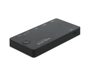 Conmutador KVM Delock HDMI / USB-C™ 4K 60 Hz con USB 2.0