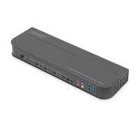 KVM Switch, 4xDP, 1xDP/HDMI Out,USB 4K@60Hz