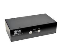 Conmutador KVM DisplayPort de 2 puertos con audio, cables y hub USB 3.0 SuperSpeed