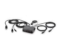 Conmutador KVM Híbrido USB-C DisplayPort 2 Puertos 4K 60Hz - STARTECH.COM