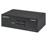 CONMUTADOR KVM Manhattan DE 4 PUERTOS PARA MONITOR DUAL HDMI 4K A 30 HZ