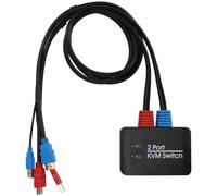 Conmutador KVM para una mayor productividad, compatible con Windows, iOS, Linux, Netware, Unix y Android, diseño que ahorra espacio y garantiza un