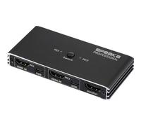 Conmutador KVM SpeaKa Professional 2 puertos HDMI 4K@60Hz