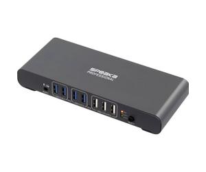 Conmutador KVM SpeaKa Professional SP-KVM-2P4K 2 Puertos USB-C HDMI