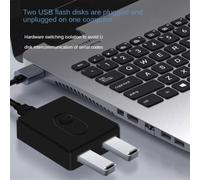 Conmutador KVM USB 3.0 1X2/2X1, divisor, controlador compartido para computadora portátil, impresora, teclado y mouse, A