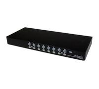 Conmutador KVM USB StarTech 16 puertos montaje rack 1U OSD VGA