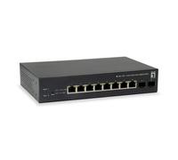 Conmutador LevelOne GEP-1051 Gestionado L2/L3/L4 Gigabit Ethernet PoE Rack