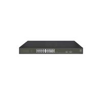 Conmutador LevelOne GES-2118P Gestado L2 16 Puertos Gigabit PoE+ 2 SFP